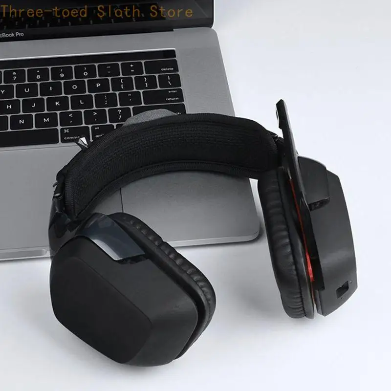 Kopfhörer Weiche für Kopf Strahl Kissen Pad Kopfhörer Ersatz Ohr Kissen Headsets S/L Größe mit Abdeckung Zipper Pad e74A – Detail 2