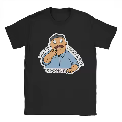 Bobs Burgers Teddy Tshirt Unisex Cotton Top Tee Funny Round Neck Short Sleeve