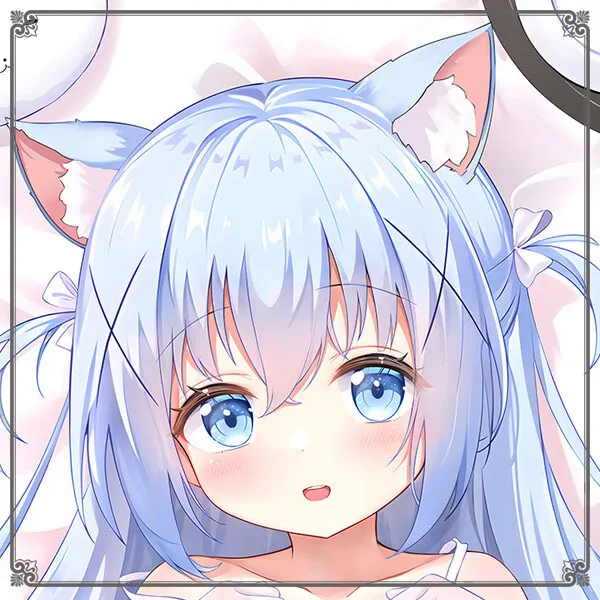 

Kafuu Chino Is the order a rabbit Anime Game Dakimakura Hing Body PillowCase Cushion Otaku Bed Linings Xmas