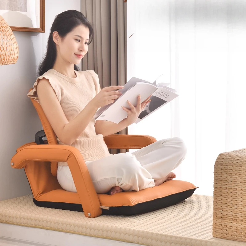 

Tatami seat single sofa lazy sofa armrest bed back chair balcony bay window seat cushion