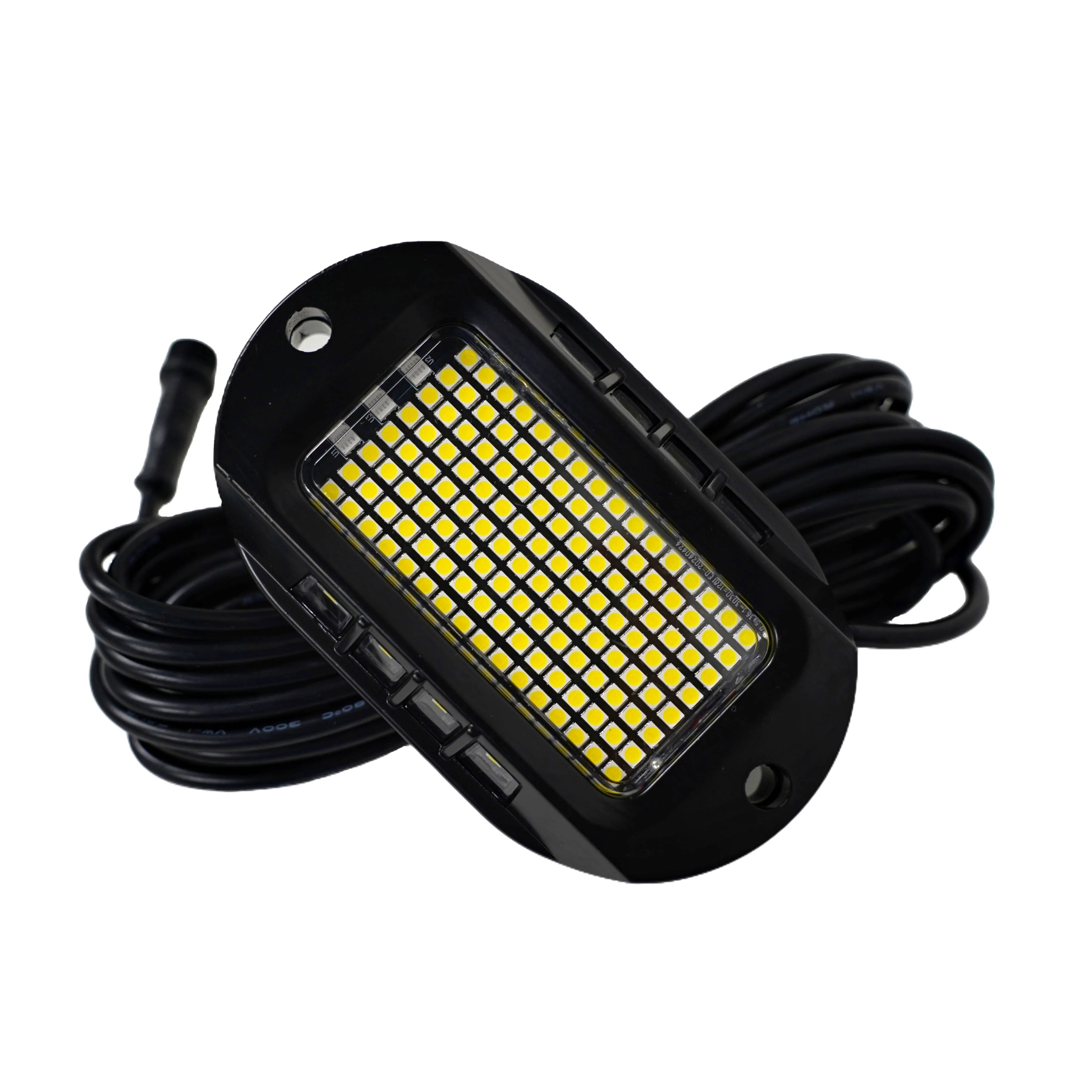 Kingshowstar Factory Price 12V 144 Led Rock Light Pod IP68 Waterproof Rock Lights Pure White Color For Off Road Truck Rock Light