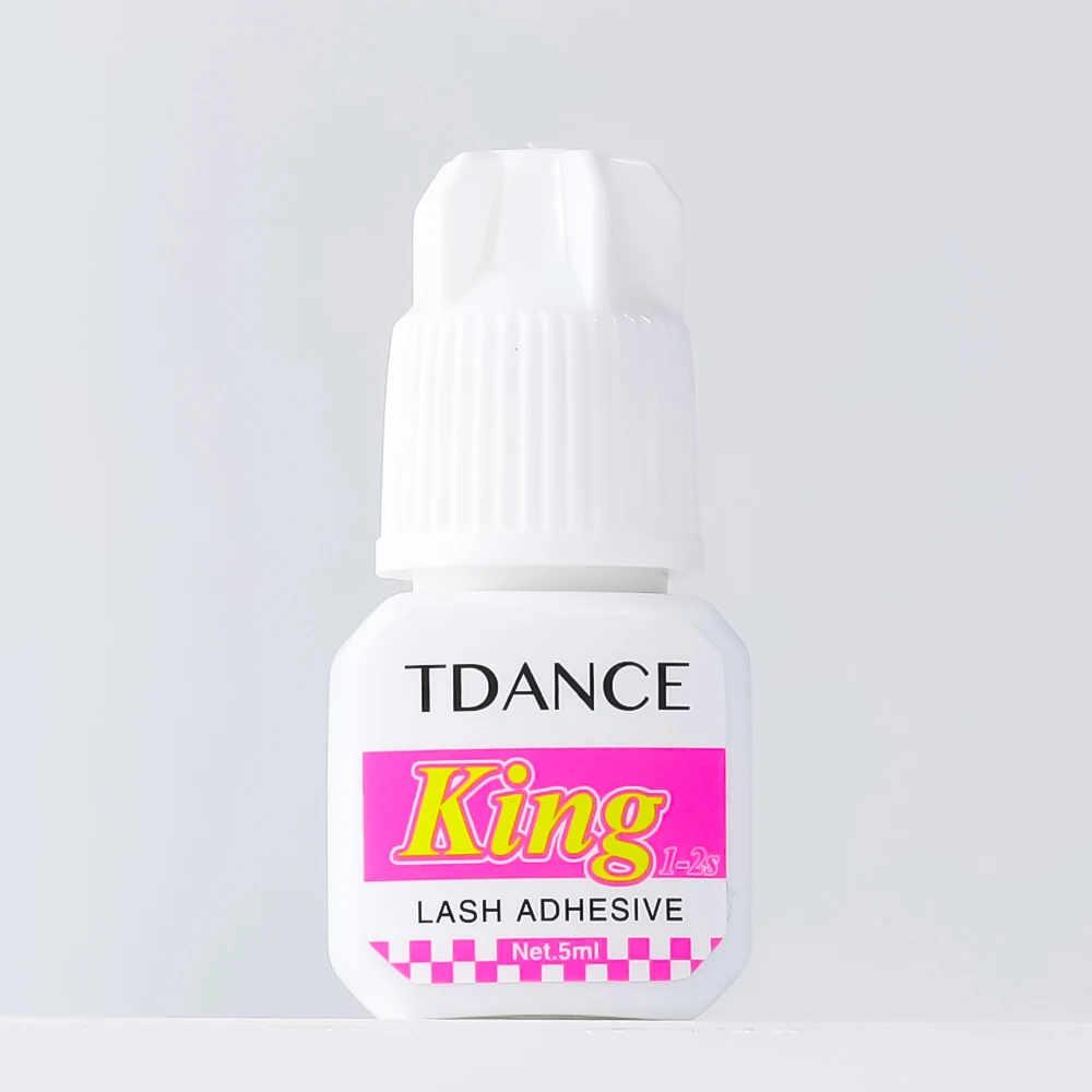 TDANCE Wimpernkleber 0,5S 1S 2S Wimpernverlängerungs-Klebstoff Glänzend Schwarz Transparent 5ml Schnelltrocknender Wimpernkleber für Make-up-Tools – Detail 7