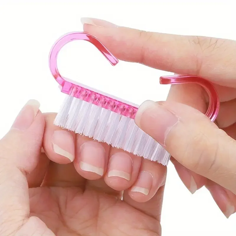 1/5pcs Set Nail Brush Cleaning Scrub Crevices Acrylic Sheep Horns Remove Dust Tool for Kitchen Pet Nails Shop Shoes Fruits