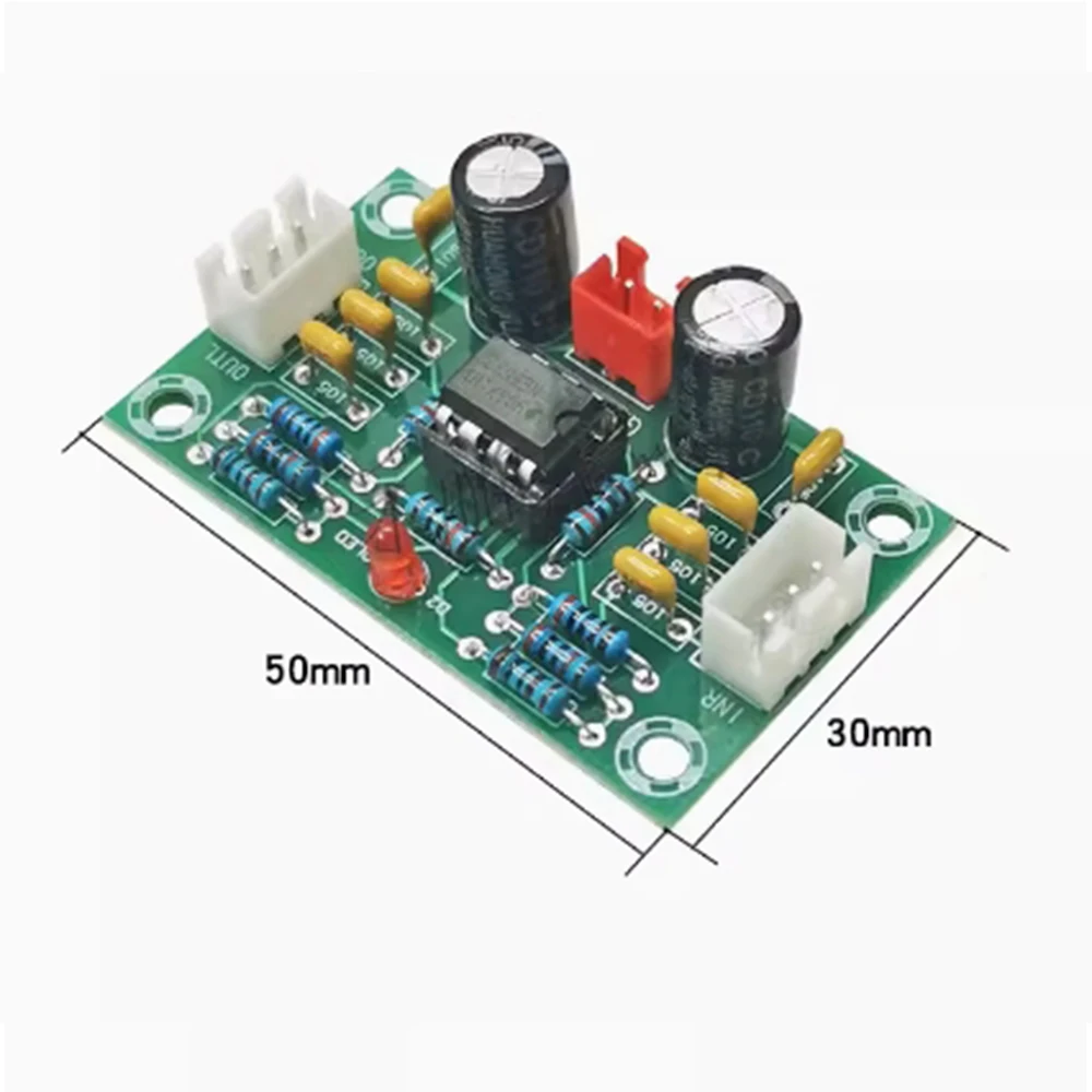 NE5532 front operational amplifier module tone board dual channel front stage 5-fold audio amplifier 12-30V voltage