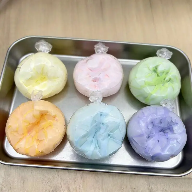 1Pcs Cracking Wax Ball Soft Decompression Toys Cantaloupe Chocolate Handmade Ball Anti Stress Sensory Fidget Toy