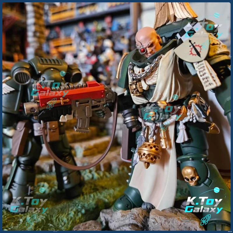 JOYTOY Warhammer 40K عمل الشكل الملاك الداكن ماستر مع قبضة الطاقة أنيمي تمثال لعبة نموذج جمع المفاصل المنقولة اللعب