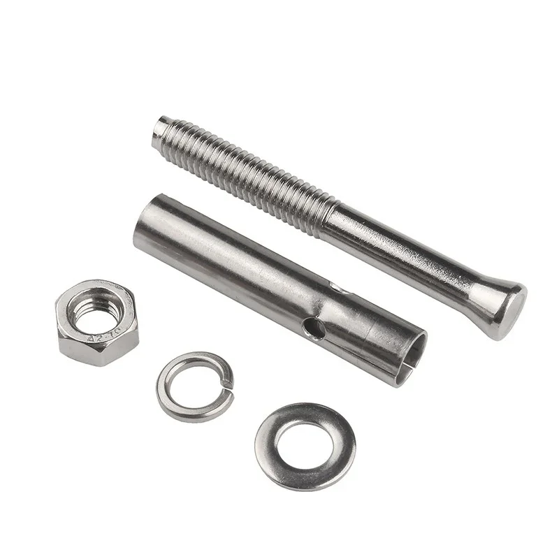 External Hex Expansion Bolt M6 M8 M10 M12 M14 M16 M18 M20 304 Stainless Steel Expansion Screw Bolts Sleeve Anchor for Concrete