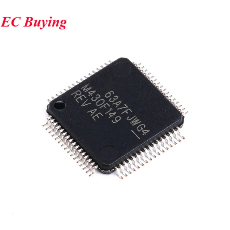 10Pcs/1pc MSP430F149IPMR MSP430F149 M430F149 MSP430 MSP430F1491 LQFP-64 Flash Microcontroller MCU IC Chip