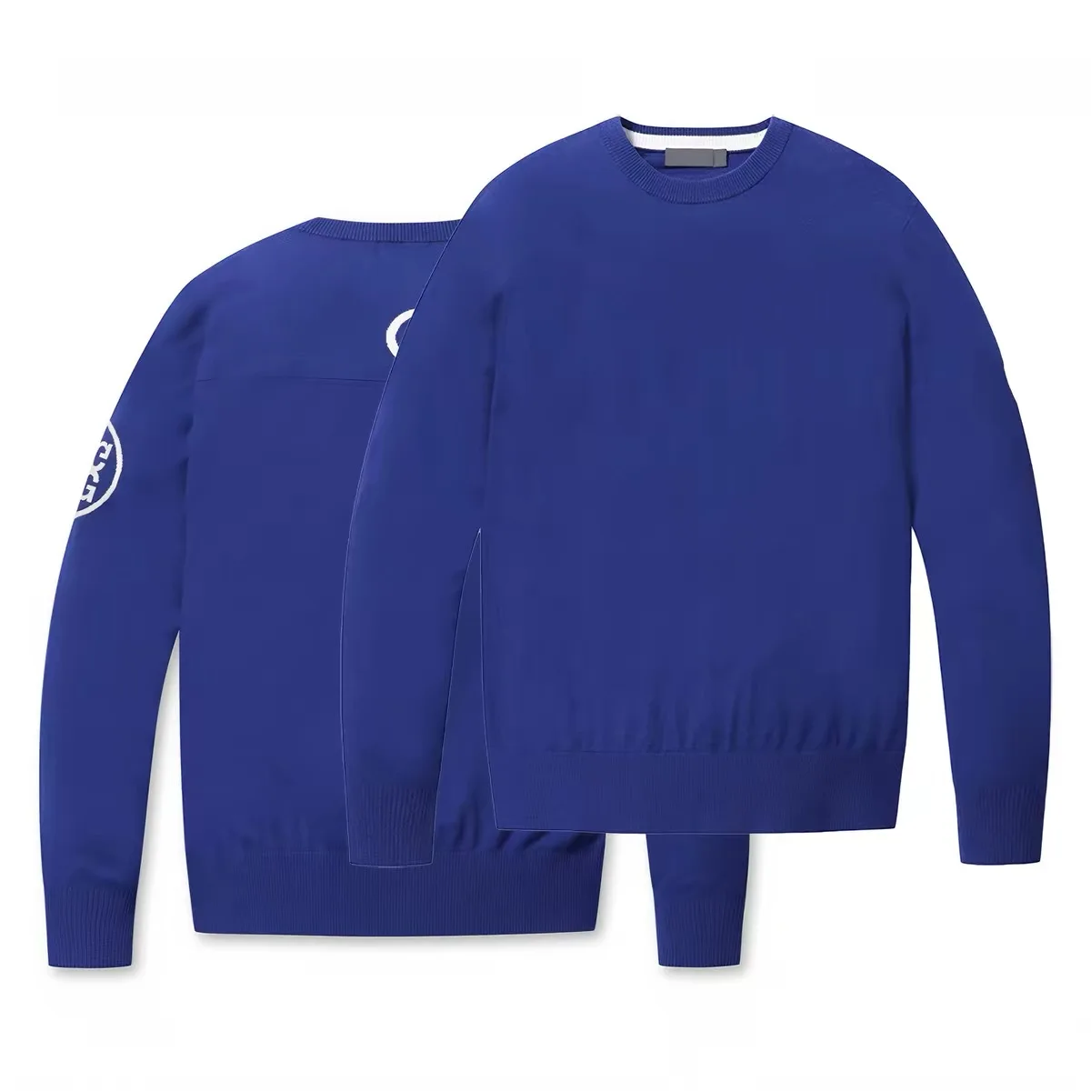 Men long-sleeved knitted golf shirt, new fashion brand golf clothing, thickened and warm golf sweater autumn and winter