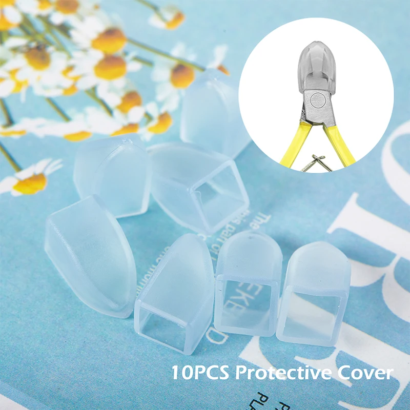 ~Hot Sale 10PCS Nipper Cover Protective Sleeve for Nail Cuticle Scissors Manicure Pedicure Tools Dead Skin Tweezers Cap