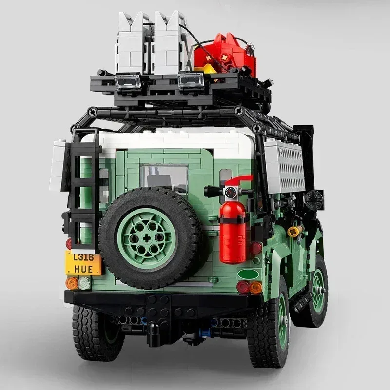 جديد عالي التقنية Land Rovered Defender 90 الطوب متوافق مع سوبر على الطرق الوعرة سباق السيارات اللبنات 2336 قطعة هدايا ألعاب الأطفال