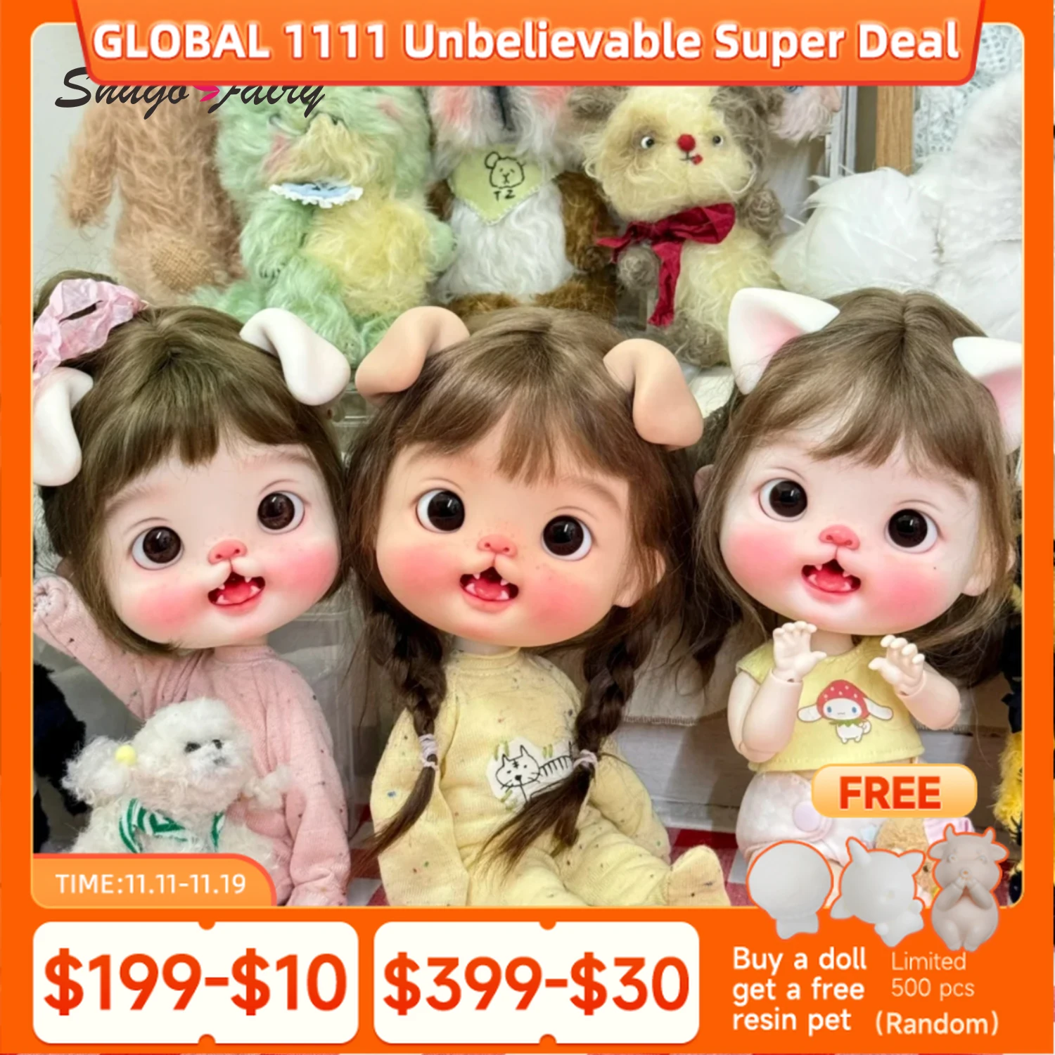 

AowuF 1/6 Bjd куклы, нежные маленькие особенности, внешний вид нежность, чистый тиль, высокое качество, куклы с шаровыми шарнирами