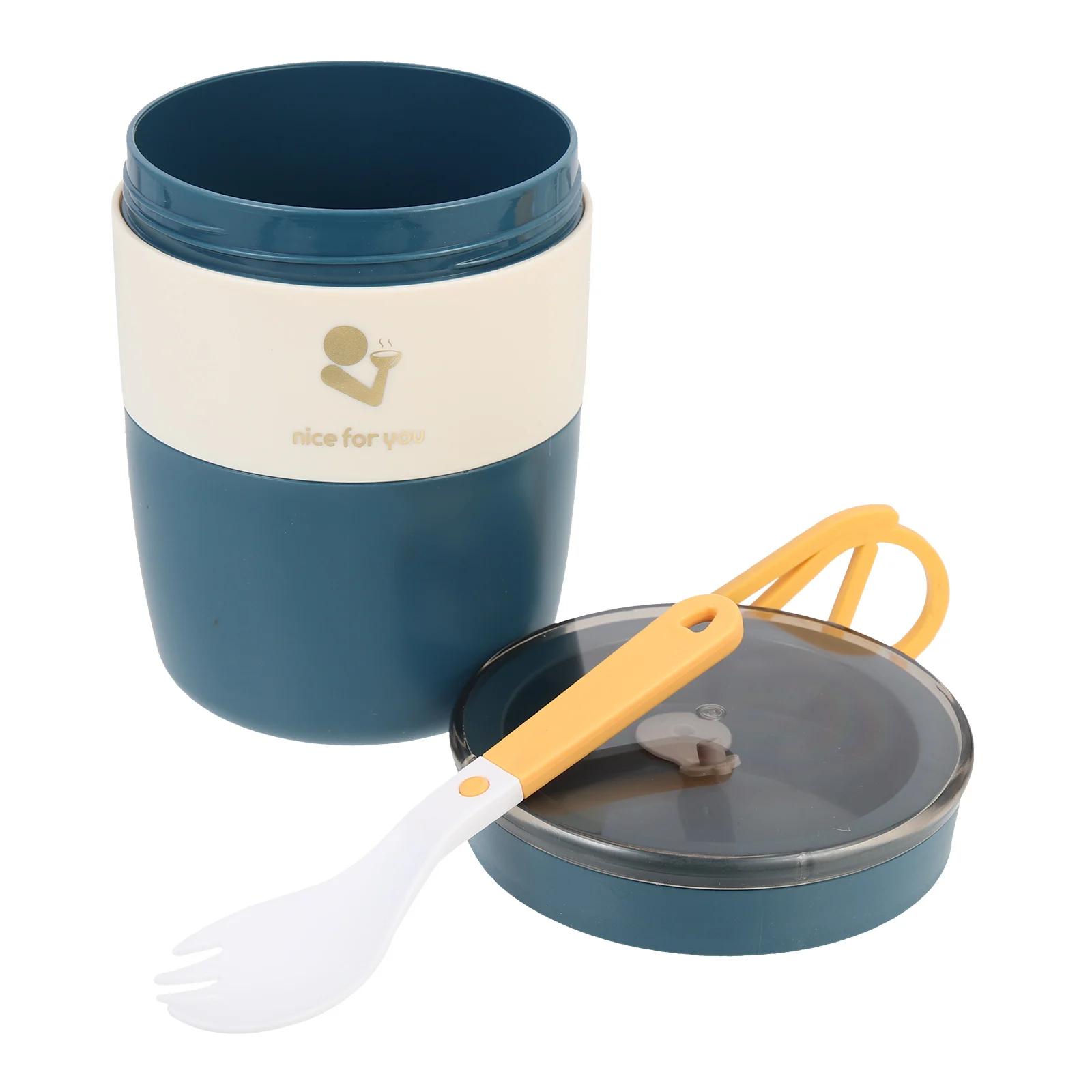 

Microwave Insulation Lunch Box Breakfast Cup Portable Thermal H held Food Case Leak proof Bento Storage Household Container