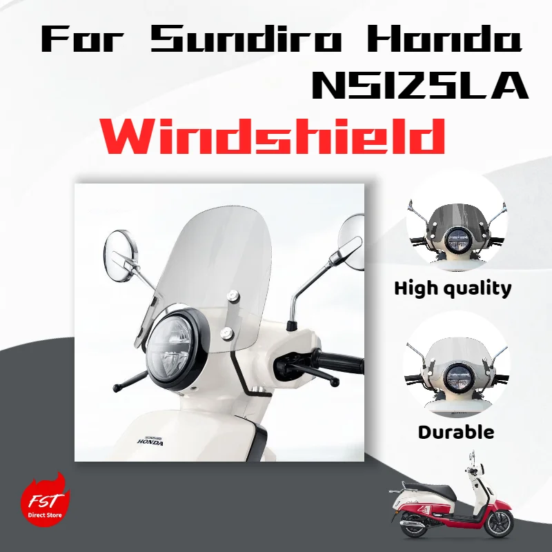 

For Sundiro Honda NS125LA front windshield modification rain shield and windshield accessories (2025 model)