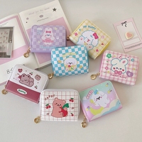 Cartoon PuPurse Wallet Lovely Little Bear Coin Wallet Simple And Portable Student Mini Card Bag Birthday Gift