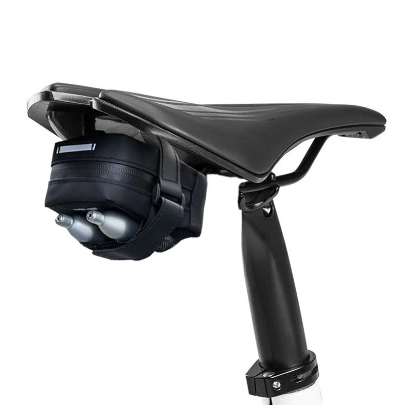 

Compact Bike Saddle Bag, Lightweight, Waterproof, High-Capacity Storage for Easy Installation Cycling Accessory for Tools
