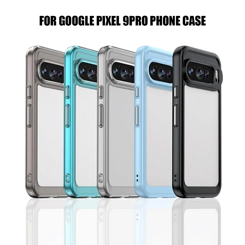  for Google Pixel 9Pro Phone Case Acrylic Case Protective Transparent Acrylic Empty Empty Shell Accessories Cover S5L9