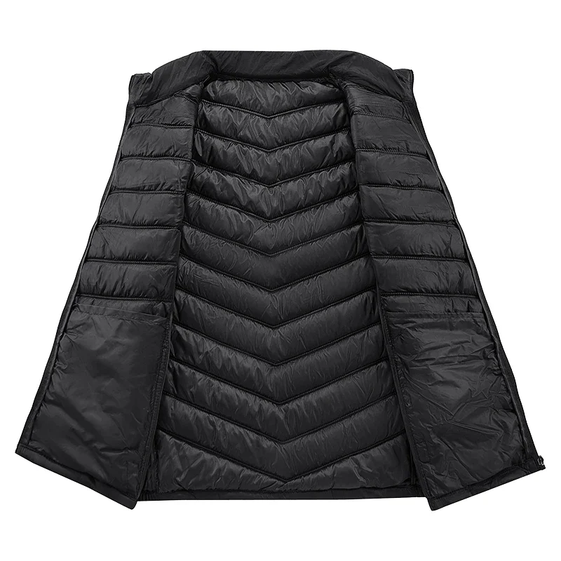 

Men's Vest New Men's Sleeveless Puffer Jacket Autumn Winter Lightweight Water-Resistant Packable Men's Quilted Down Vest Coat