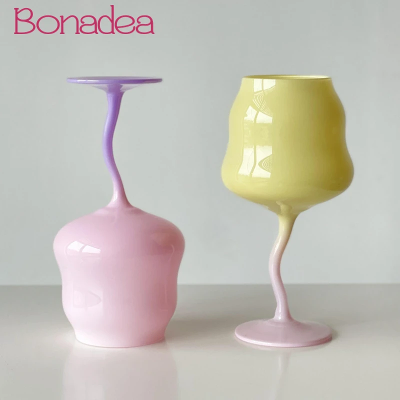 

Creative Macaron Goblet Glasses Cute Girly Cocktail Glass Cup Juice Glass Champagne Glass Home Party Decorations