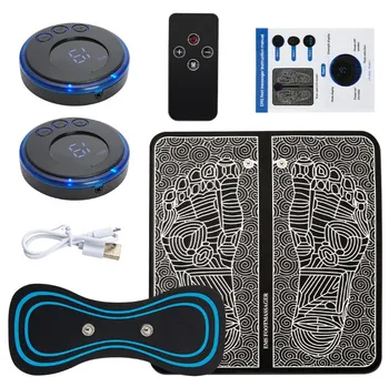 Elektrische Voetmassage Pad Spiermassage Mat Ems Voet Acupunt Massage Ontspanning Tientallen Voeten Massager Pad Spierstimulator