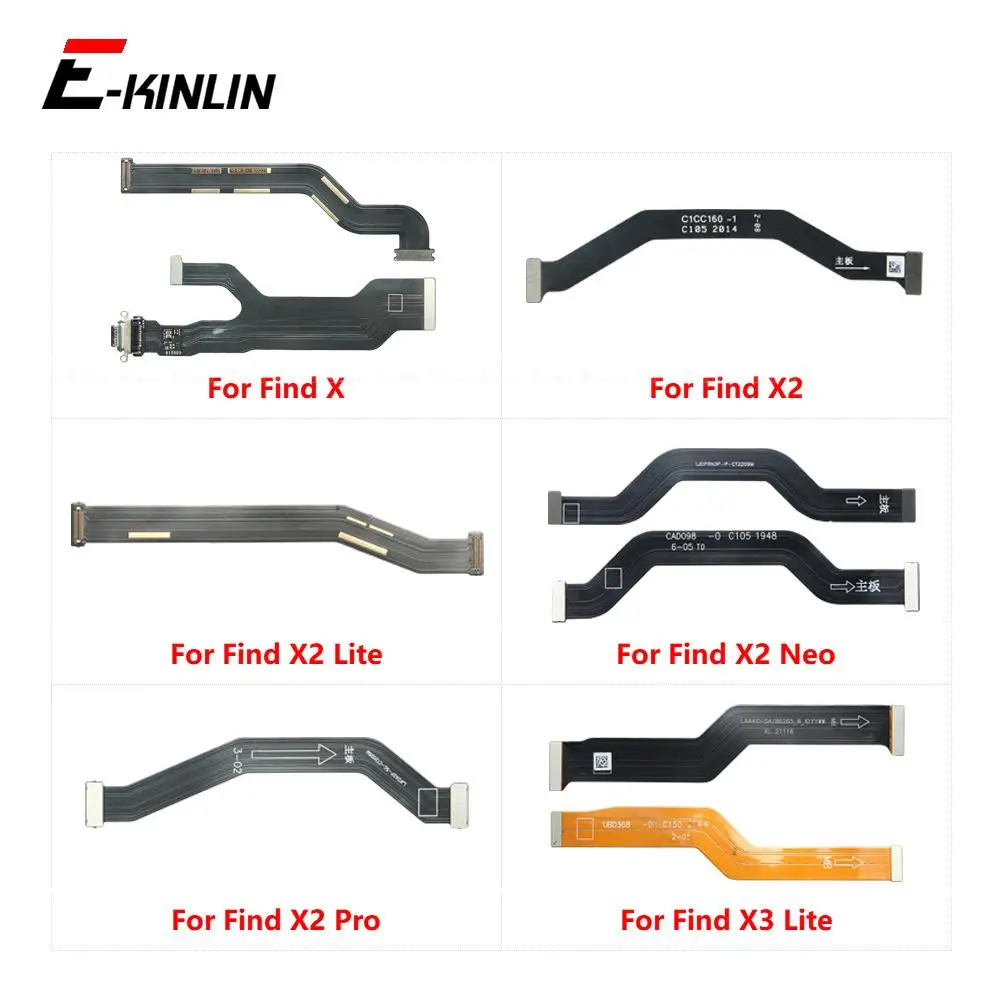 Main Board Motherboard LCD Connector Flex Cable For OPPO Find X X2 X3 Lite Pro Neo Parts