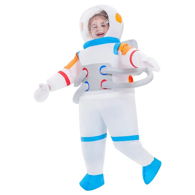 Adult Kids ET Alien Inflatable Costumes Anime Astronaut Cosplay Costume Scary Mascot Dress Funny Suit for Purim Halloween Party