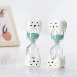 2Minute Hourglass Timer Cute Big Teeth Learn Sandglass Timers Funnel Time Planning Cartoon Timer Creative Home Ornament Clock