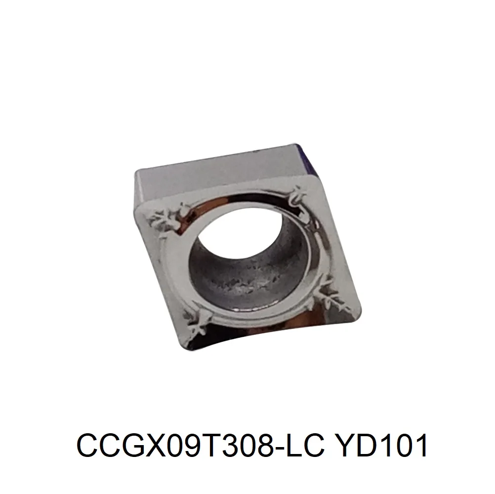 

ZCC CCGX09T308-LC/CCGX09T308-LH YD101 CNC Carbide Inserts 50PCS/LOT For Copper And Aluminum Parts Processing