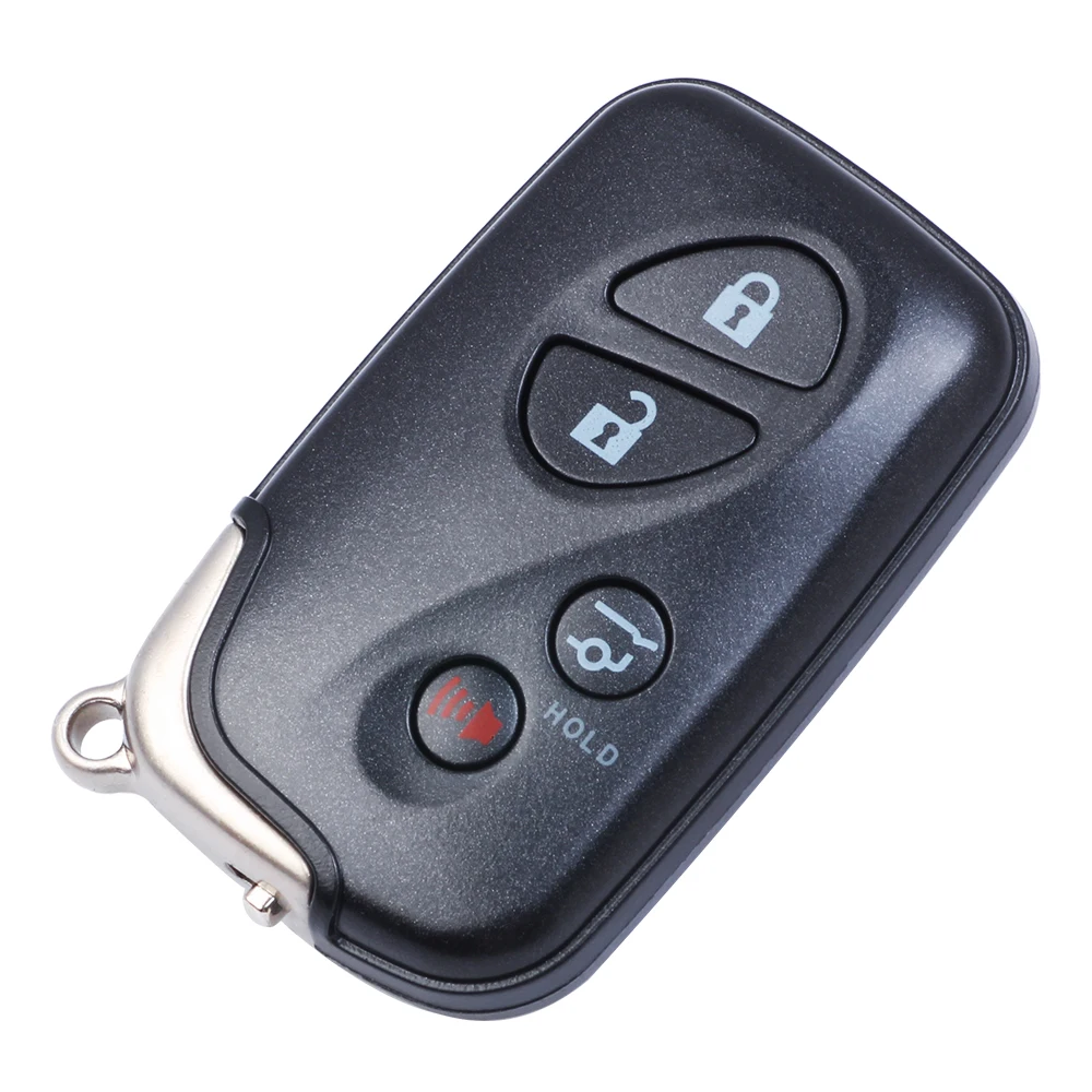 KEYECU 4 Taste Smart Remote Key Shell Fob für 2010-2015 Lexus RX450H RX350 RX270 GX460 FCC:HYQ14ACX