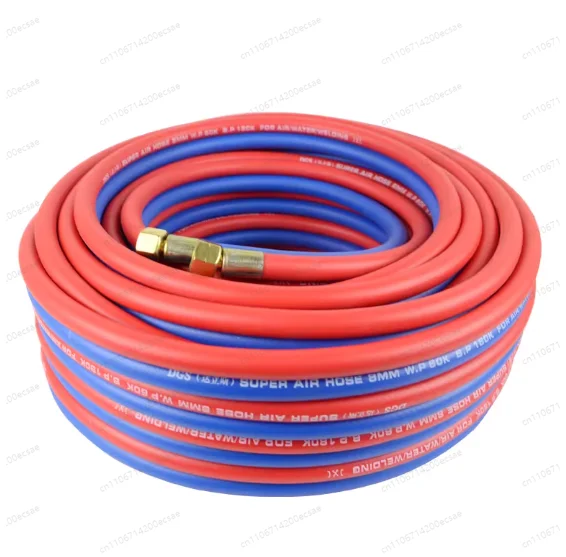 

Промышленная двухцветная трубка для кислорода и ацетилена 8 мм, соединенная трубка, высоконапорная кислородная трубка, газовая трубка для сварки и резки.