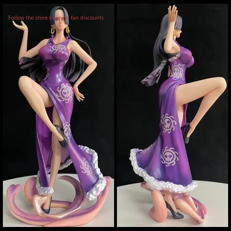 

In Stock One Piece GK Boya Hancock C2 Empress Cheongsam Standing Statue Model Action Figures Toys Collection Gifts