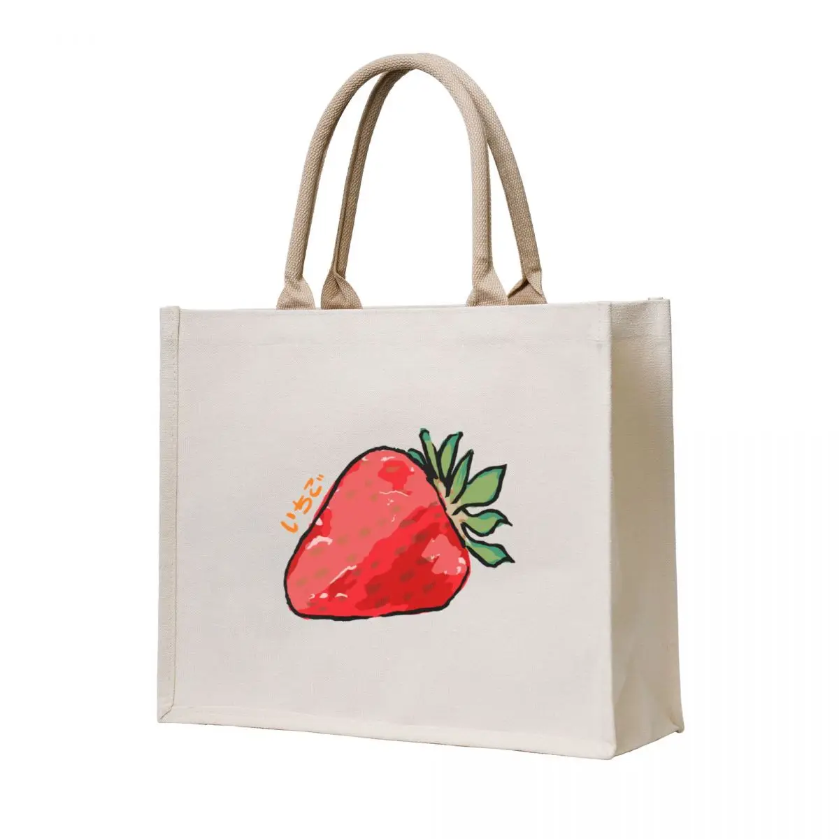 

Strawberry Japanese Tote Bag cute tote bag hand bag canvas tote bags