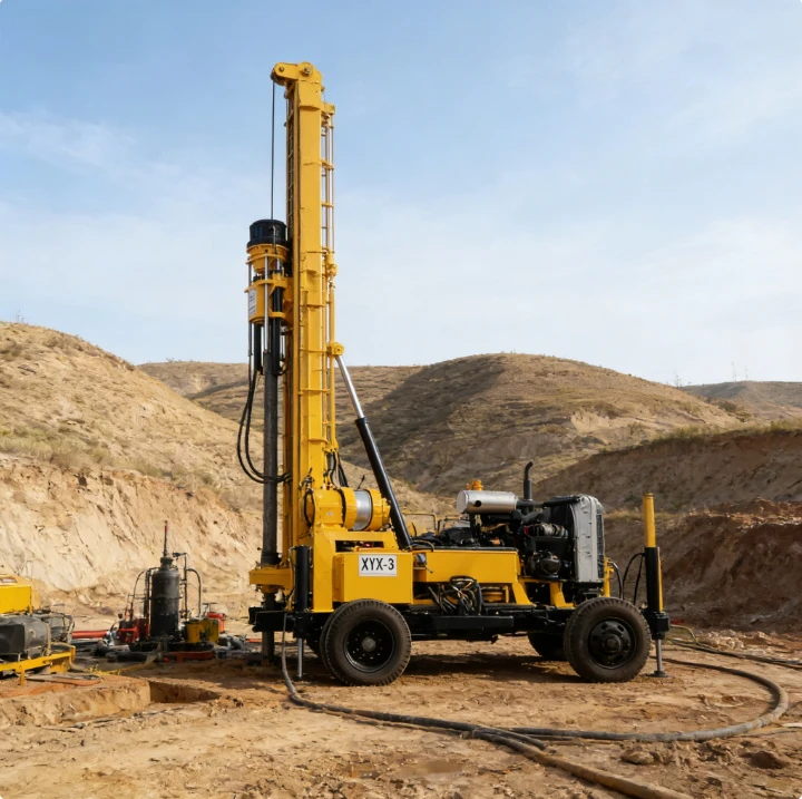 Core Drilling Rig Machine Spindle Type Borehole Core Drill for Water Well Exploration Geotechnical Sampling Projects