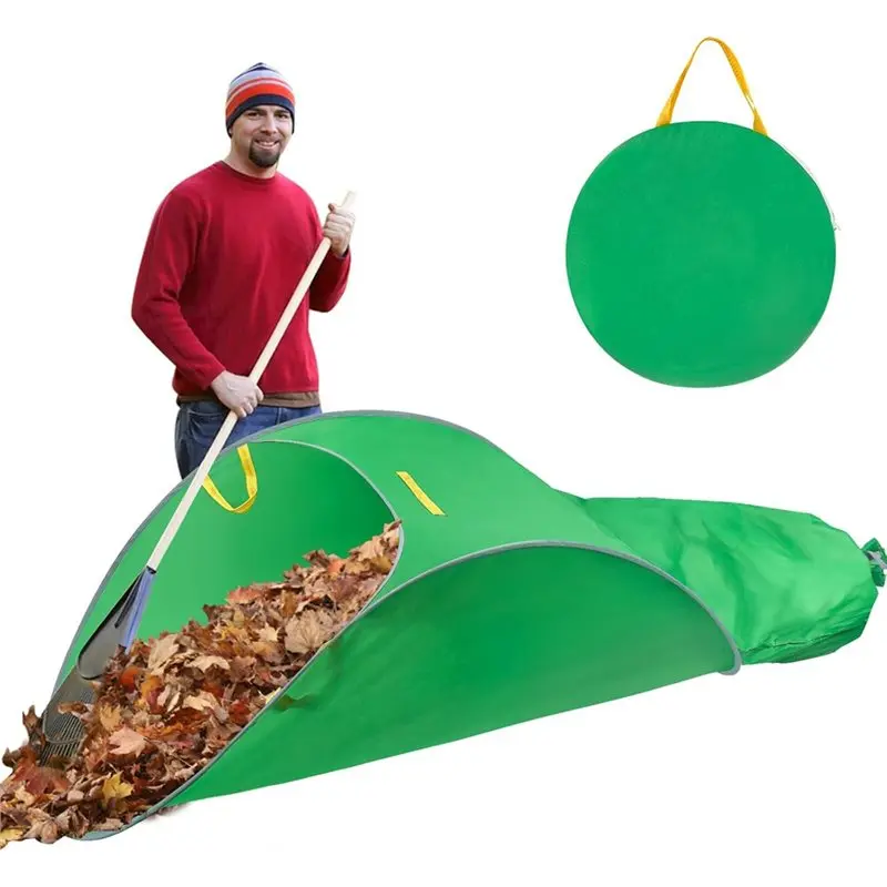 CYCLI-Leaf Collector Foldable Leaf Bag, Portable Pop Up Leaf Pick Up Tool, Reusable Garden Yard For Leaves Lawn Trash Bag