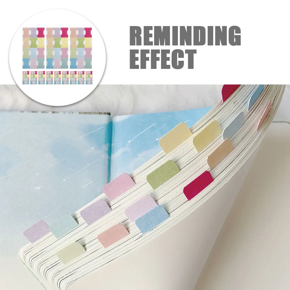 

12 Pieces Anti Tear Sticky Tabs for Books Index Labels Document Classification Reading Notes Folders Binder Diaries Catalog