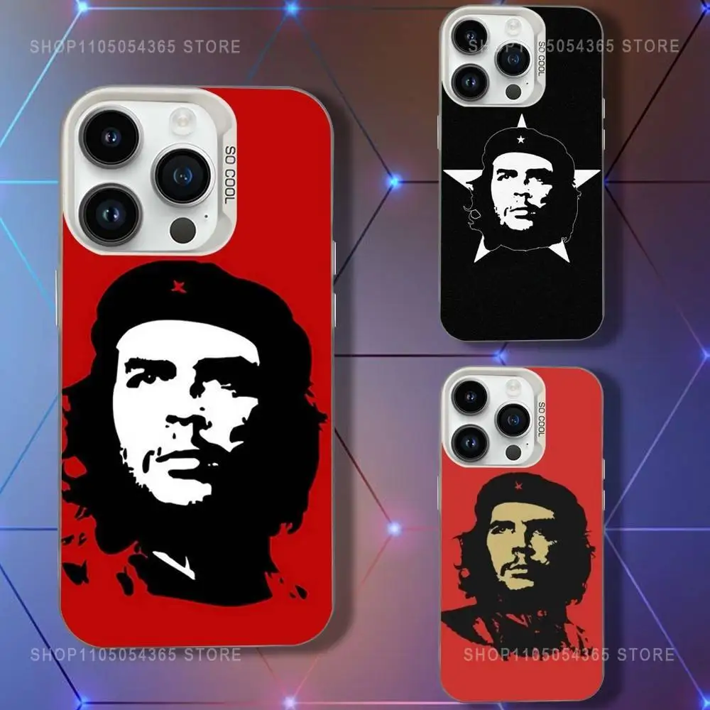 

The Che G-Guevaras Phone Case For iPhone 16,15,14,13,12,11,Pro,XS,Max,Plus,Mini,SE White Candy Matte Shockproof Cover