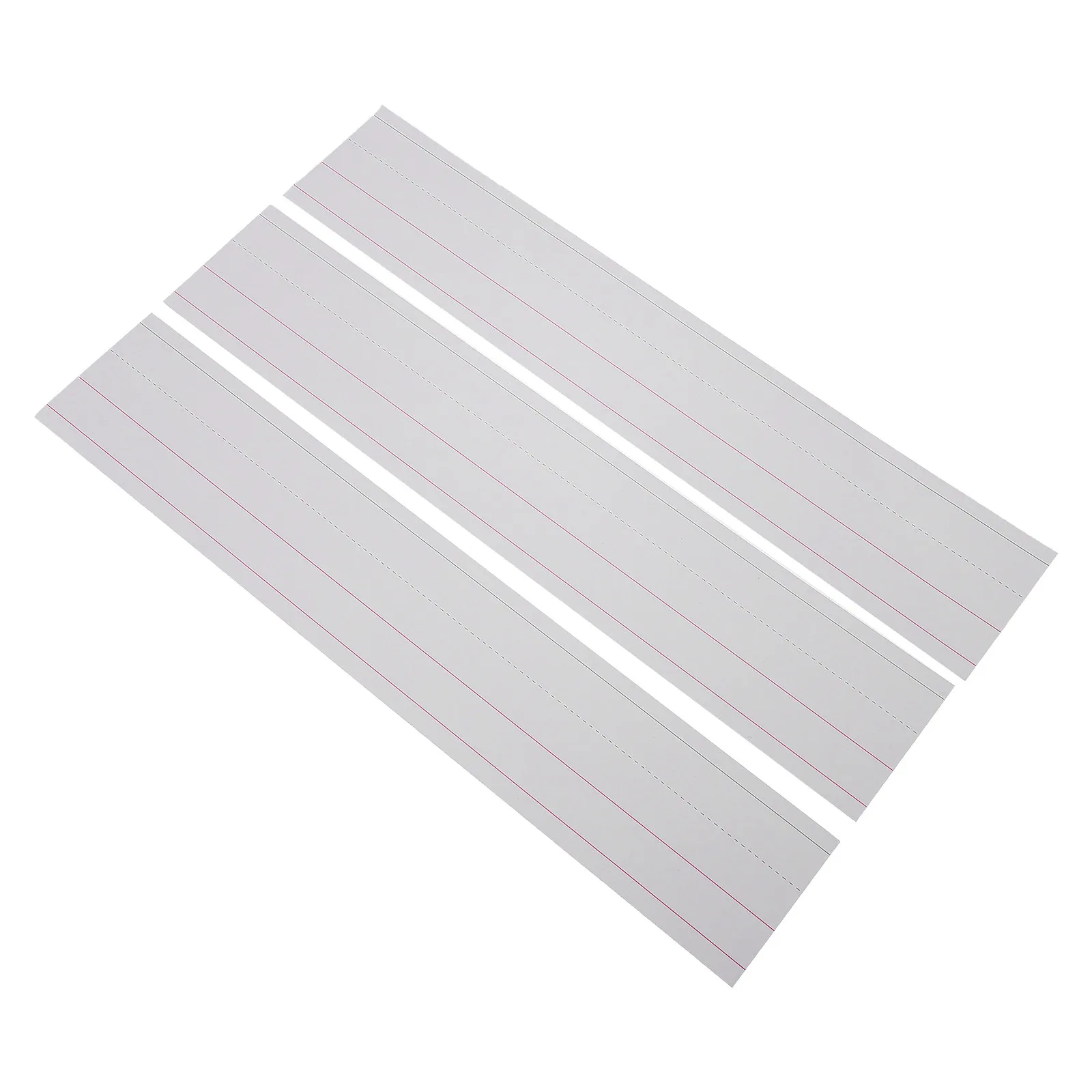 

50Pcs Letter Learning Strips Dry-Erase Lined Sentence Strips for Classroom Pocket Charts Flash Cards Desk Nameplates School