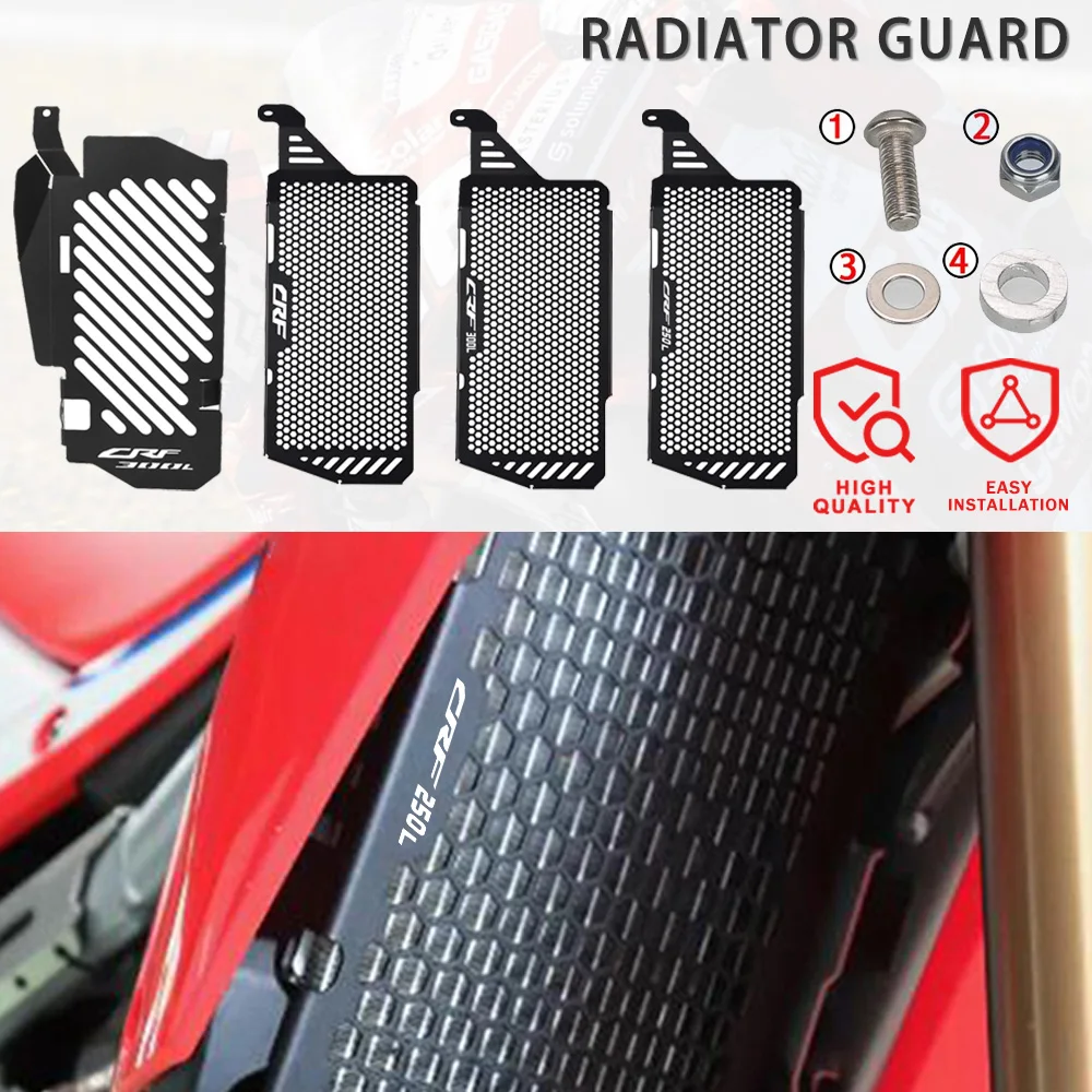 

Motorcycle Accessories Pivot Dirt Bike Radiator Guard Protection Grille Cover For HONDA CRF250L CRF300L CRF 250L 300L 2021- 2025
