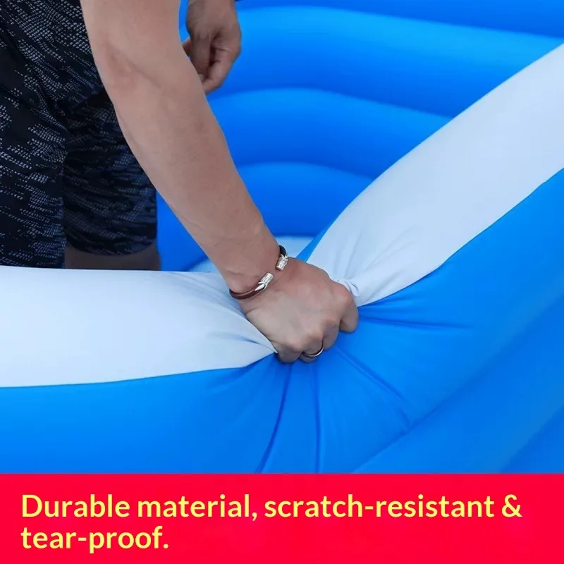 Inflatable PVC Pool Thickened Outdoor Large Family Swimming Backyard Overflow Kids Home Portable Swim Pool Pool Accessories