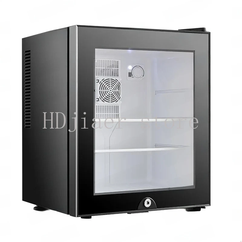 

40L Small Refrigeration Mini Refrigerator With Glass Door, No Compressor