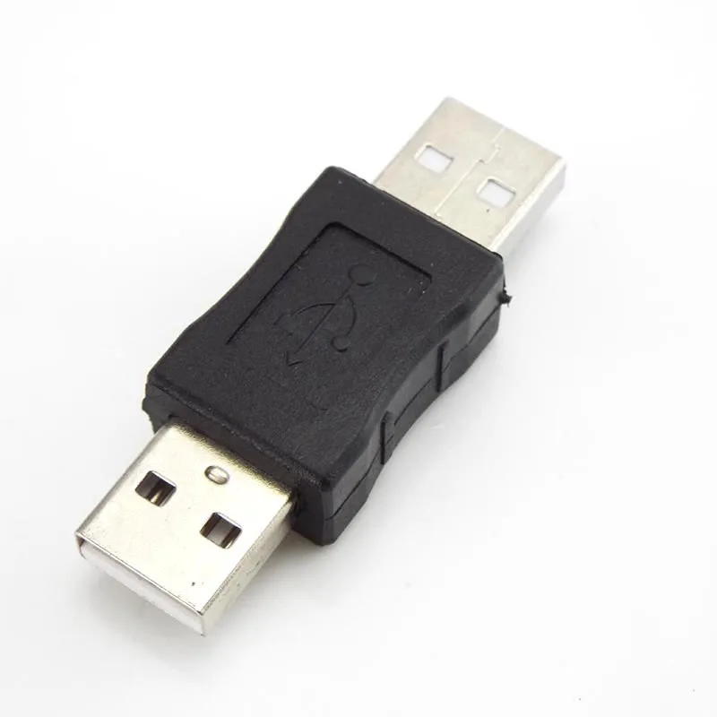 5 uds conector USB 2,0 macho a macho Micro adaptador extensor de enchufe Cable convertidor para PC portátil E4