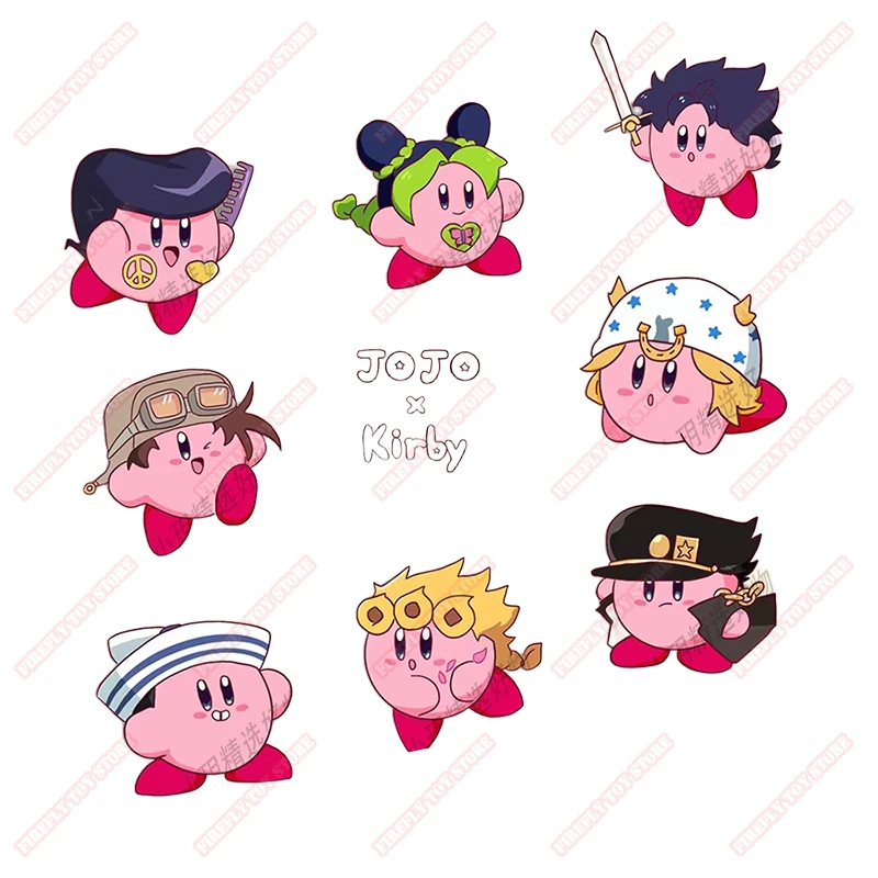 

Karby JoJo's Bizarre Adventure Animation Game Peripheral Toys Brooch Badge Decorations Anime Action Figures Collection