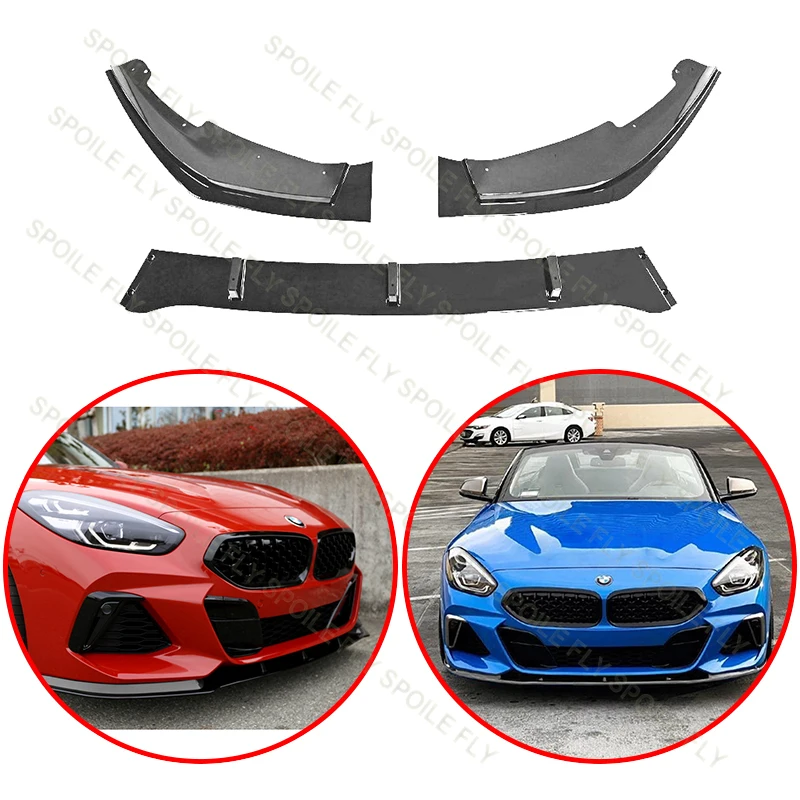 

For BMW Z4 G29 2019 2020 2021 2022 2023 2024 2025 High Quality ABS MP Style Car Front Bumper Lip Spoiler Body Kit Glossy Black