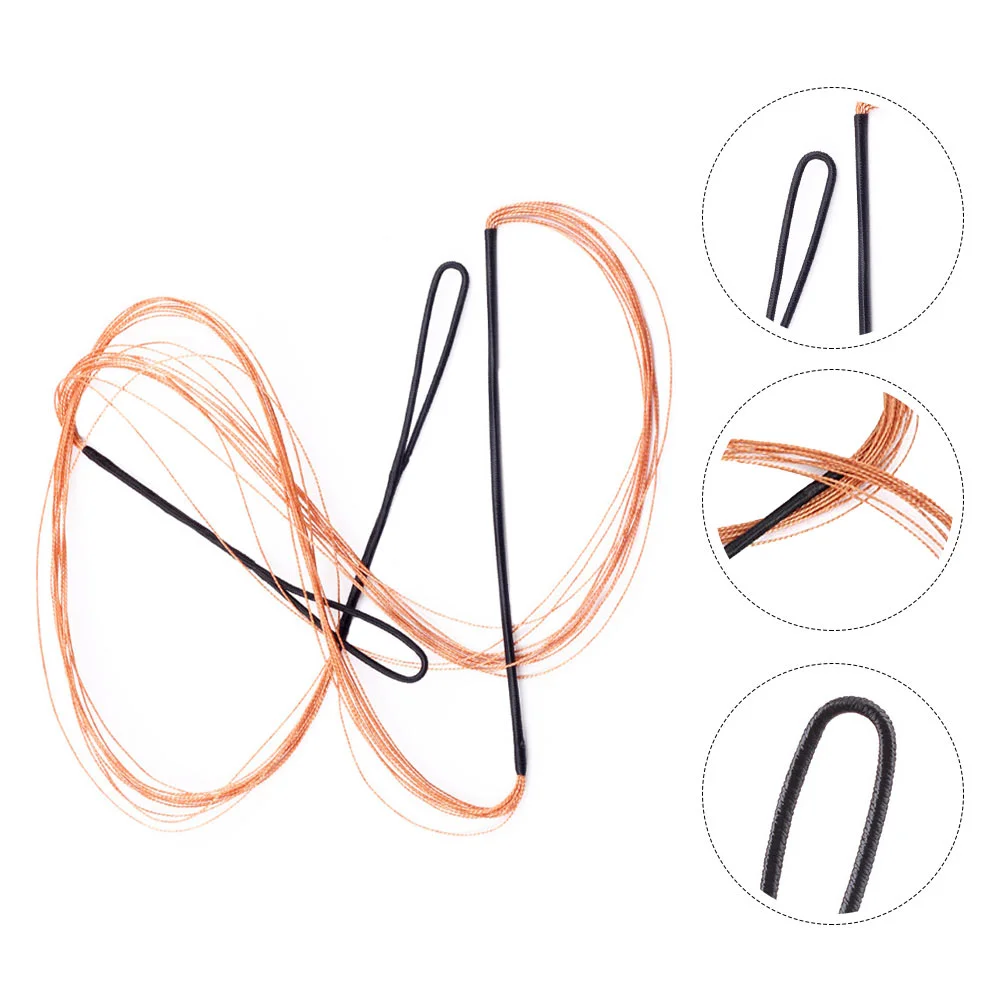 12 Strand Nylon Archery Bowstring Hunting Accessory Bow String for Recurve Stable Performance Easy Adjustment
