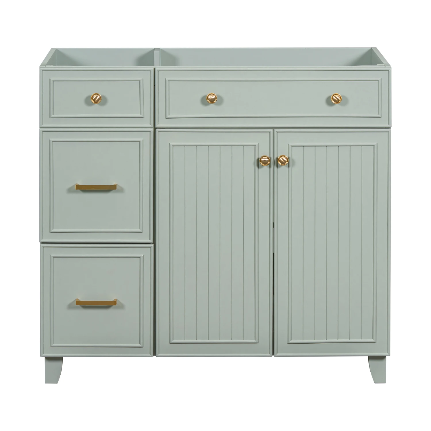 

[Cabinet Only] 36" Green Bathroom Vanity(Sink not included)