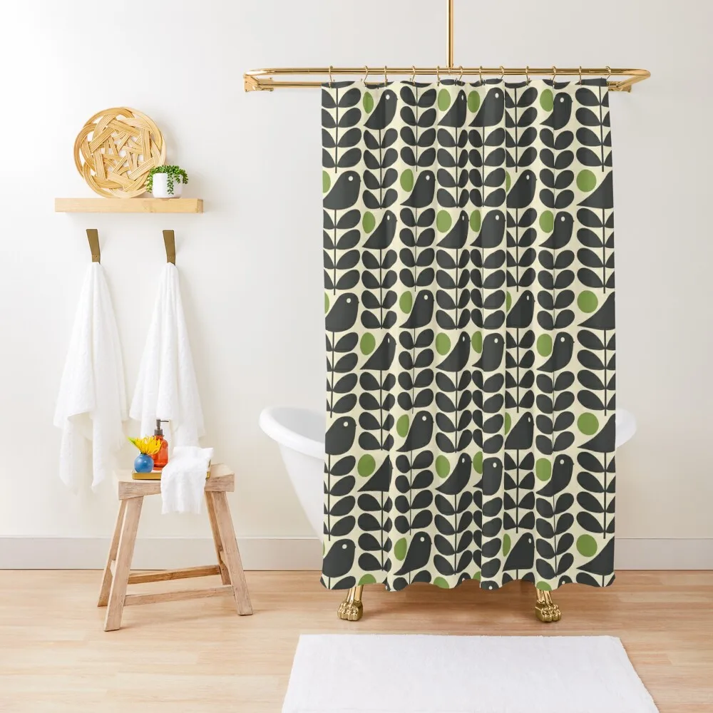 

Orla Kiely Shower Curtain Waterproof Fabric Bathroom Waterproof Bathroom Shower Cover Bathroom Box Curtain