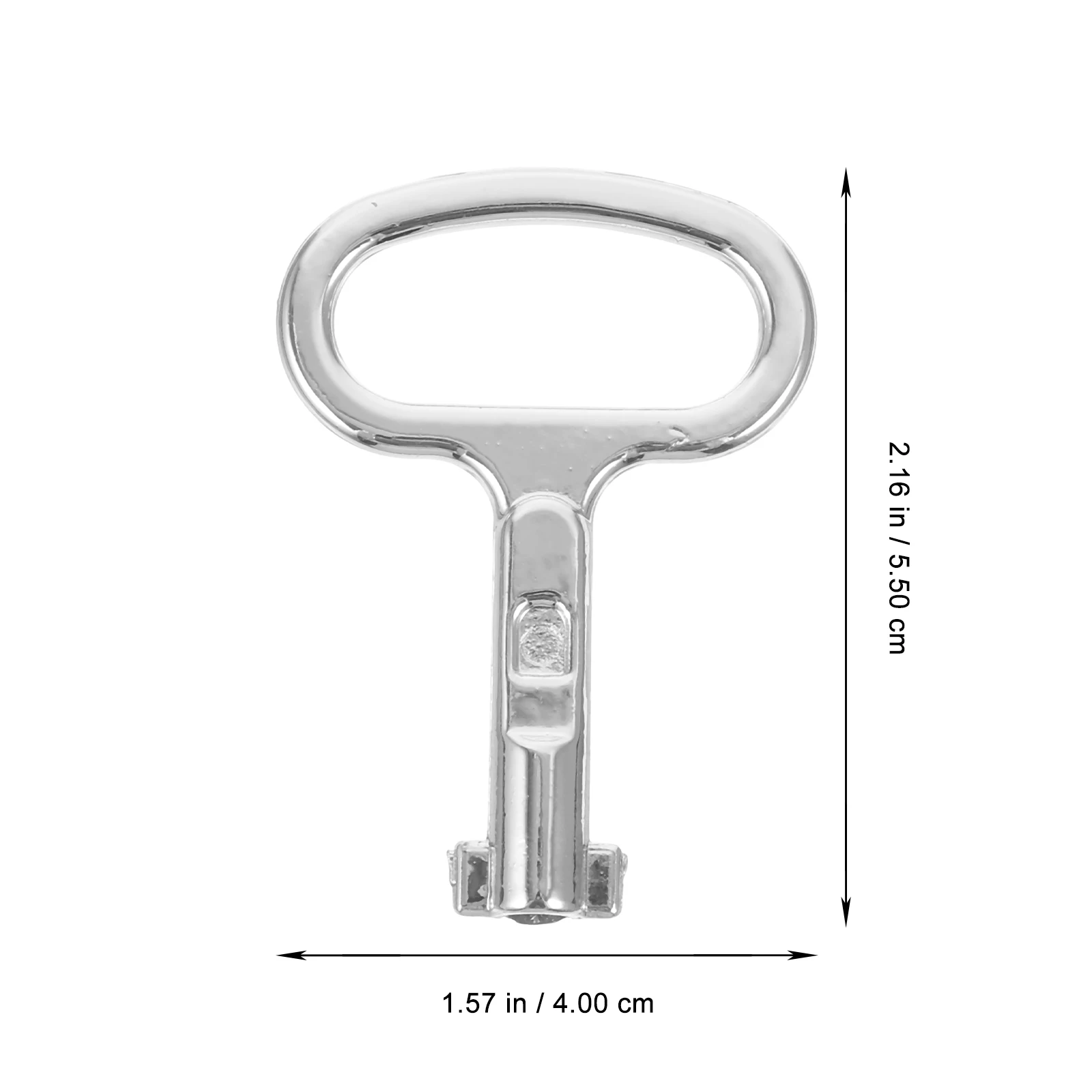 6pcs Electric Aluminum Meter Box Wrench Water Utility Key Meter Gas Radiator Utility Key Plumbing Tool Cabinet