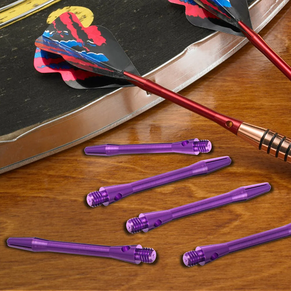 Arbres de fléchettes de remplacement, 12 pièces, tiges filetées en alliage d'aluminium pour pointe en acier, léger, résistant à l'usure, jeu Portable robuste