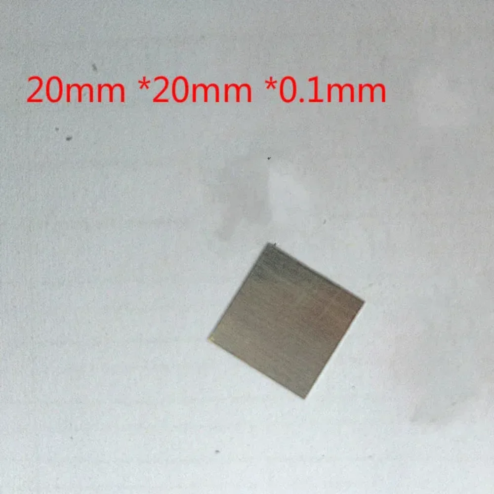 

Pure platinum tablet, platinum plate electrode, purity: 99.99%, specification: 20*20*01mm.