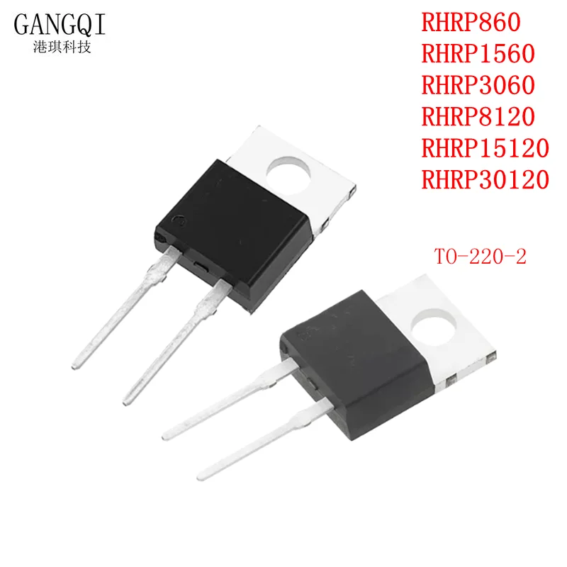 10PCS RHRP860 RHRP1560 RHRP3060 RHRP8120 RHRP15120 RHRP30120 TO-220-2 New IC In Stock
